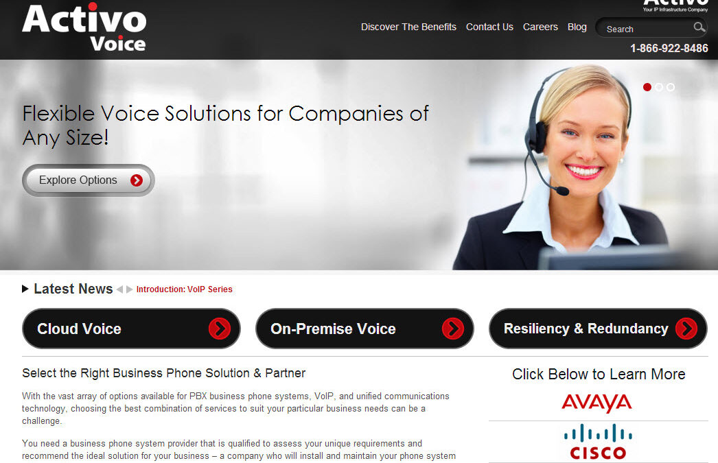 Activo Cloud Voice and New Website Launch!